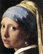 Girl with a Pearl Earring (detail) set, VERMEER VAN DELFT, Jan